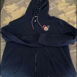 WDW zippered hoodie